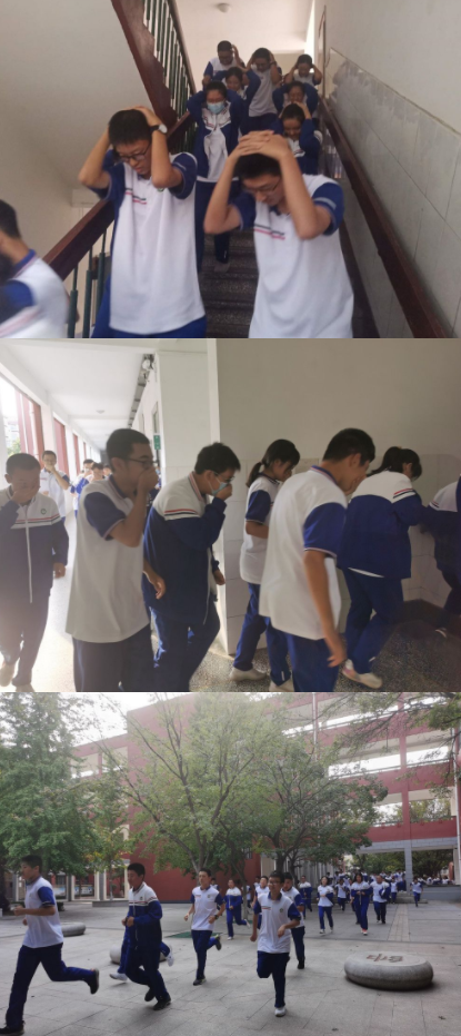 淄博实验中学开展安全逃生紧急疏散演练