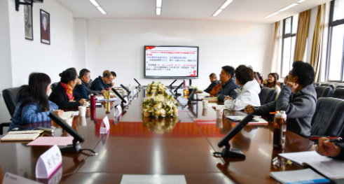 蒋永文校长一行调研马克思主义学院建设发展工作情况